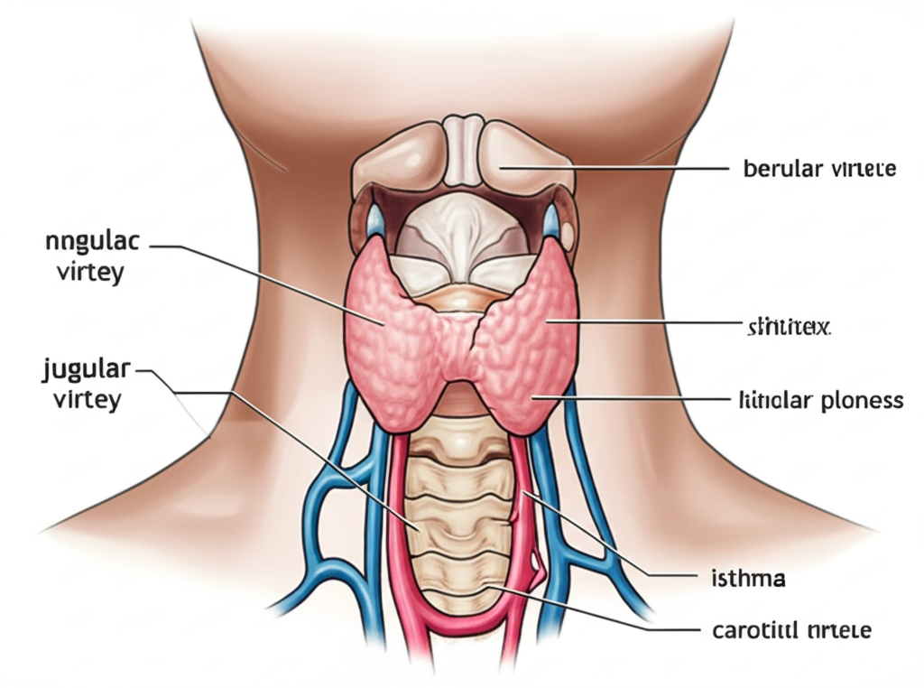 Thyroid gland anatomy